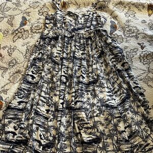 Torrid Tropical Print Midi Dress Size 00